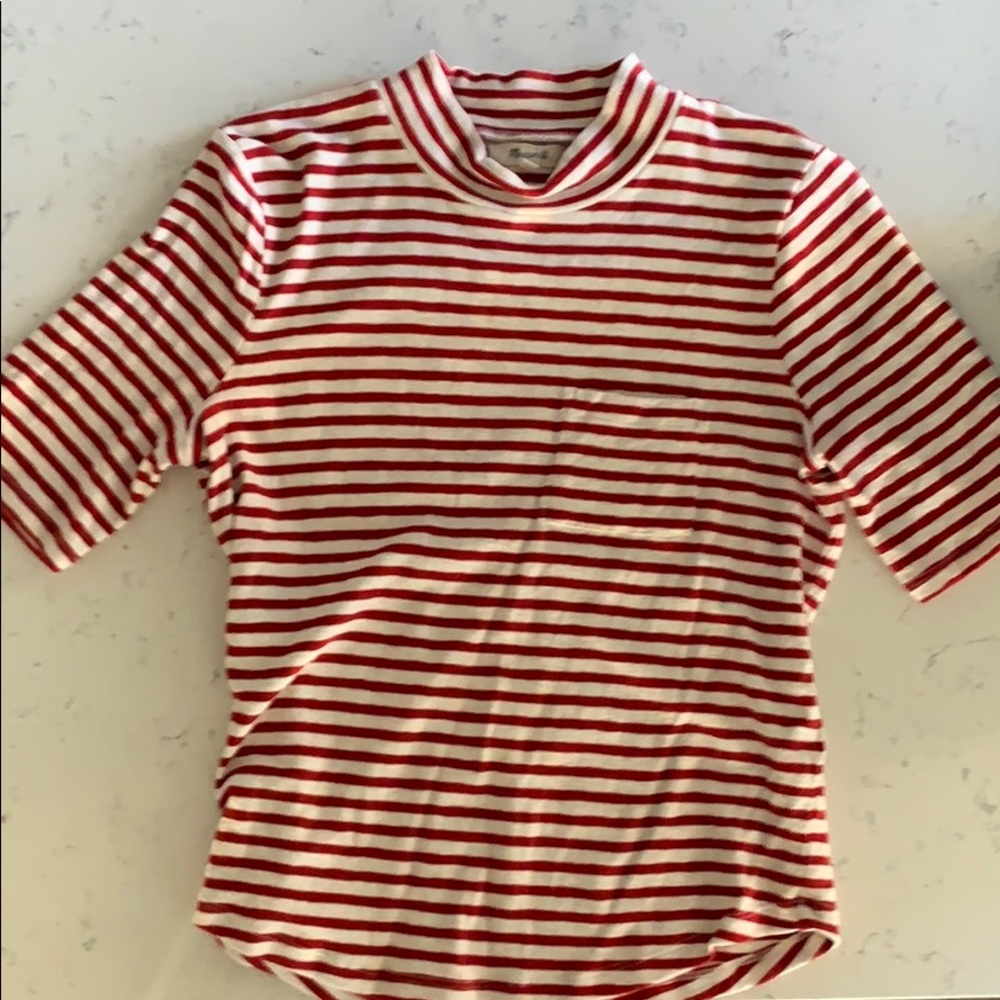 Madewell short sleeve knitted shirt